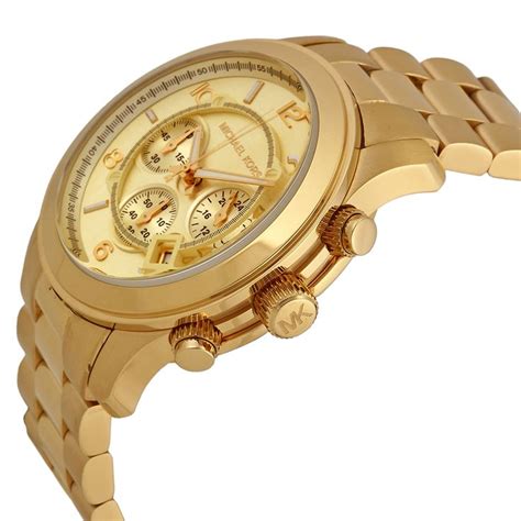 Michael Kors Runway Chronograph Champagne Dial Men's 